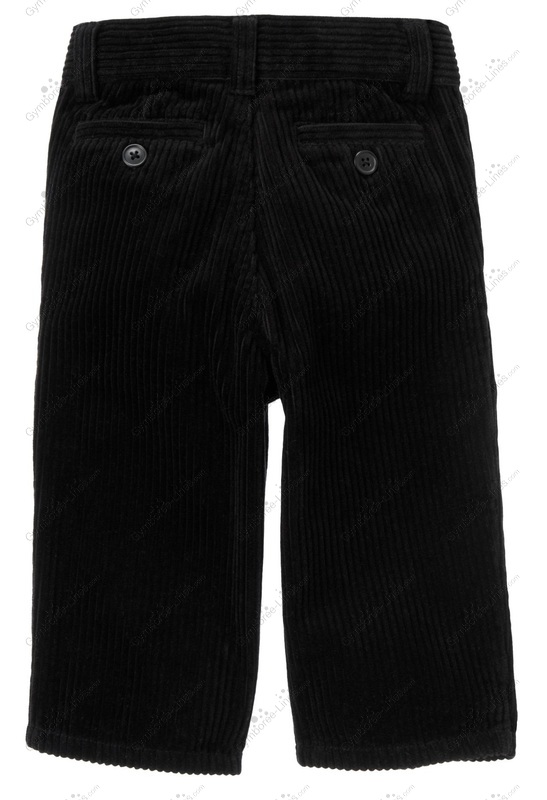 2012 Gymboree Dressy Corduroy Pant {Black} (Boy Baby/Toddler Solid